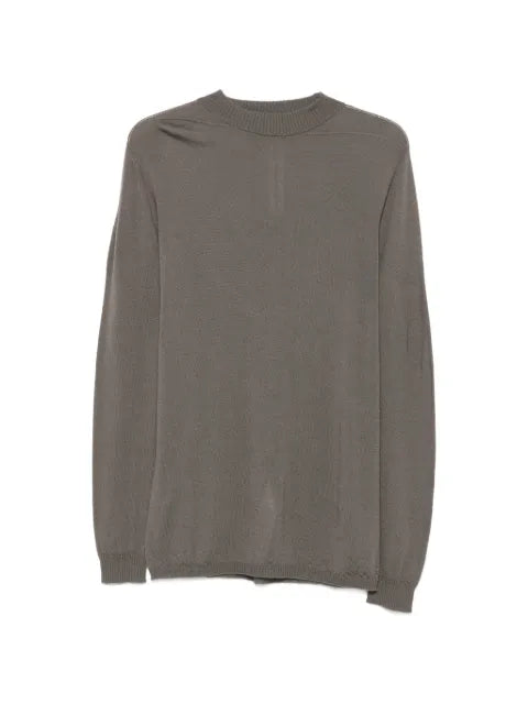 Rick Owens Tower Level Lupetto sweater in lightweight rasato knit