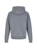 BOSS stretch-cotton zip-up hoodie with puff logo