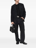 Diesel logo-plaque button-fastening blazer