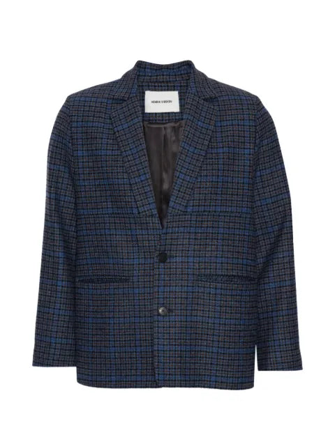 Henrik Vibskov Lonely check-pattern blazer