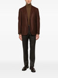 Corneliani single-breasted notched-lapels blazer