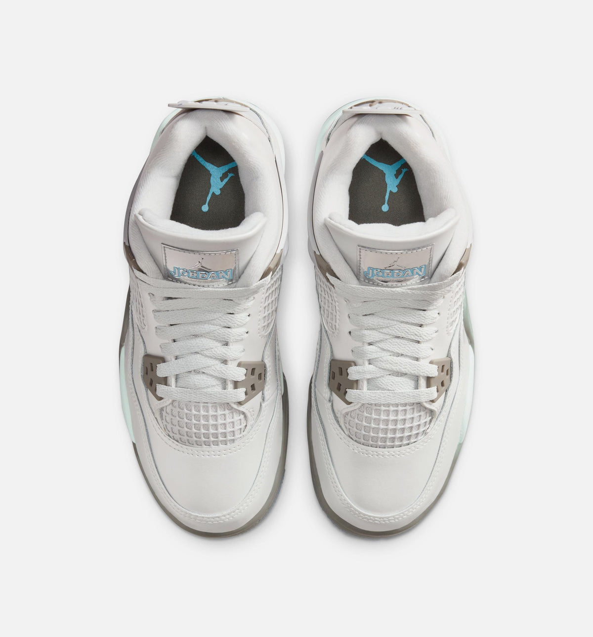 Air Jordan 4 Retro Blue Chill | Grade School Lifestyle Shoe | Photon Dust/Blue Chill/Flat Pewter/White/Blue Tint